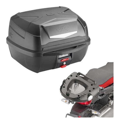 Baul Top Case 43 Litros Con Base P/ Bmw F 850 Gs - Kappa