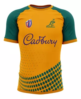 Camiseta Rugby Wallabies Australia Picton Reforzada Mundial
