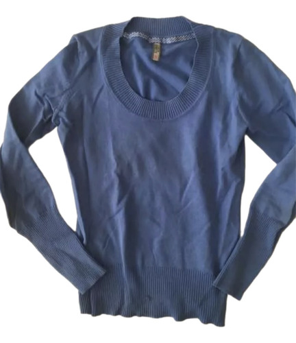 Sweater Mujer Opposite Talla M Azul