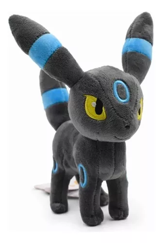 Umbreon Shiny Eevee Evolução Bicho Pelúcia Pokémon 20cm