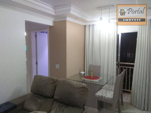 Imagem 1 de 11 de Apartamento Com 2 Dormitórios À Venda, 46 M² Por R$ 190.000 - Jardim Das Acácias - Várzea Paulista/sp - Ap0121