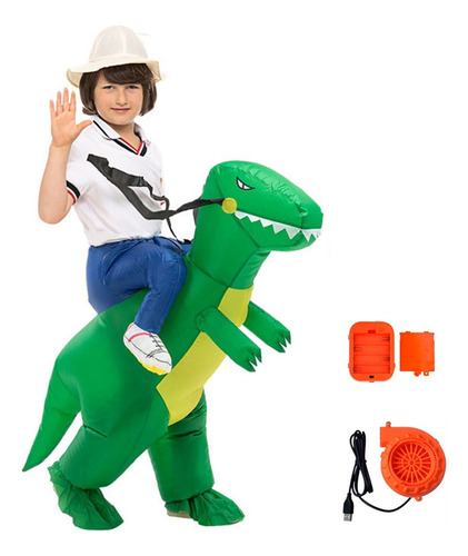 Ropa De Cosplay Inflable De Dinosaurio Para Niños70~130cm