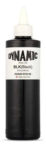 Botella De Tinta Negra Dinámica De 8 Oz