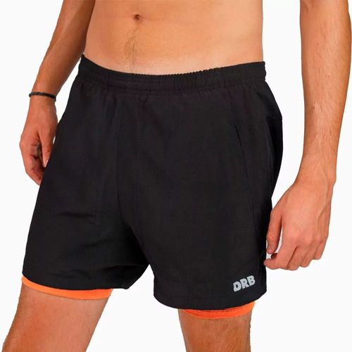 Short Running Drb Allen Adulto Deportivo Con Calza