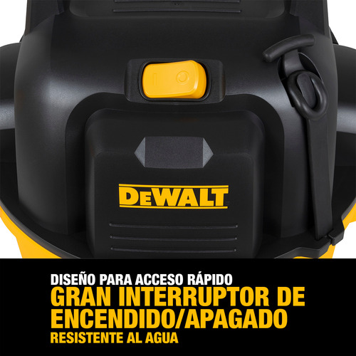Aspiradora Seco/mojado Dewalt Stealthsonic Dxv05pc-b3 4 Hp 120 V 19 Lts Amarillo/negro