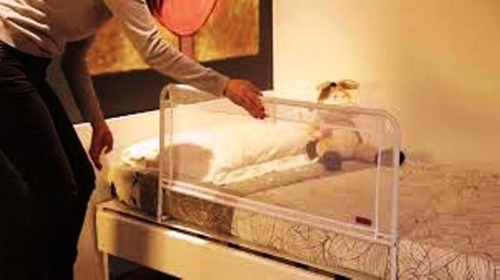 Imagem 5 de 5 de Grade De Proteção P/ Cama Infantil Branca