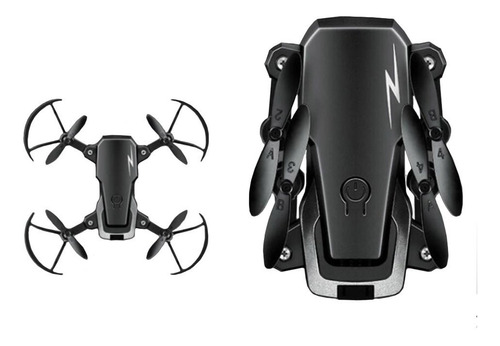 Mini Dron Plegable Con Camara 0.3mp Color Negro Ev9817