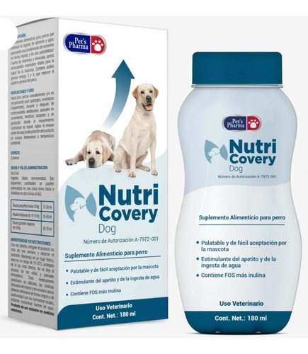 Nutricovery Perro (recovery) 180 Ml Estimula Apetito Inulina