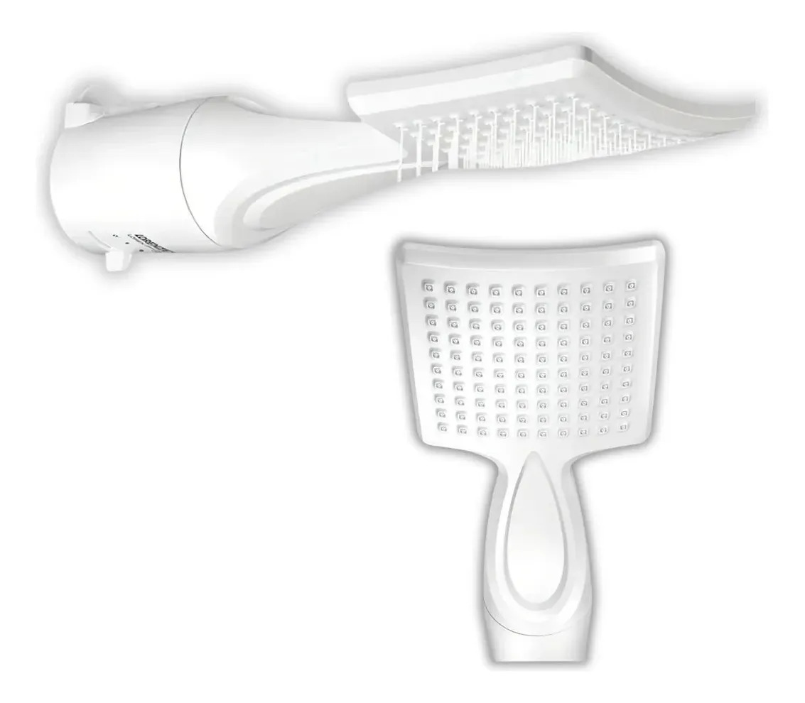 Chuveiro elétrico Lorenzetti Multitemperaturas Loren Shower branco 7.5kW