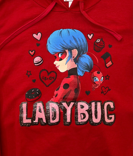 Sudadera Ladybug Para Niñas I Miraculous
