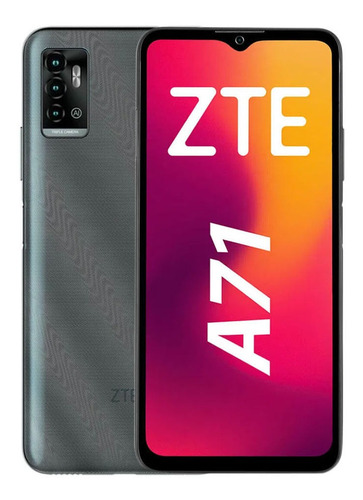 Celular Zte A71 64gb/3gb 16mp + 8mp + 2mp/8mp 6.52  Gris