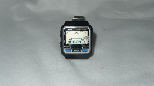 Relógio Antigo Casio Game Gc-7 Cosmo-flight Ótimo Estado (Usado)