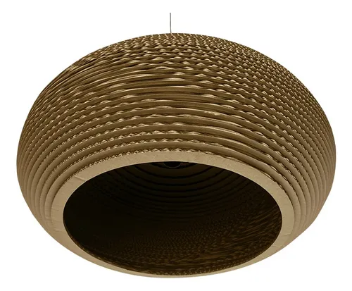 Lampara De Techo Momo D40 Luminaria Living Dormitorio Lcm Estructura Marrón