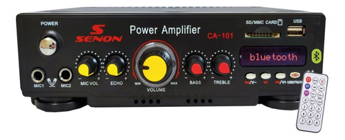 Mini Amplificador Senon Ca101 Usb Sd Mp3 Fm Control Remoto