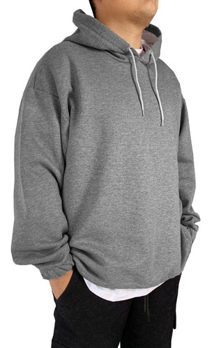 Buzo Frizado Oversize Hoodie Liso Unisex Aesthetic Invierno