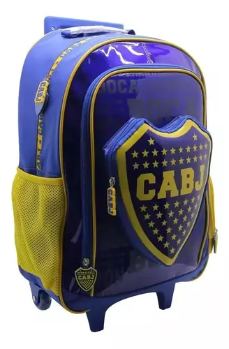 Mochila Boca Juniors de 18″ con carro grande dos bolsillos – La Sorpresa  Marroquinería
