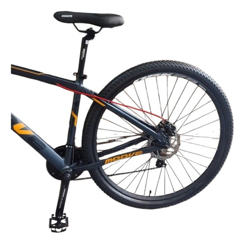 Bicicleta Moove Cronos Rod29 21 Velocidades 2025 Gris Y Naranja M