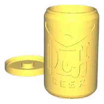Comprar Yerbera Duff Los Simpsons Archivo Stl Para Impresion 3d 