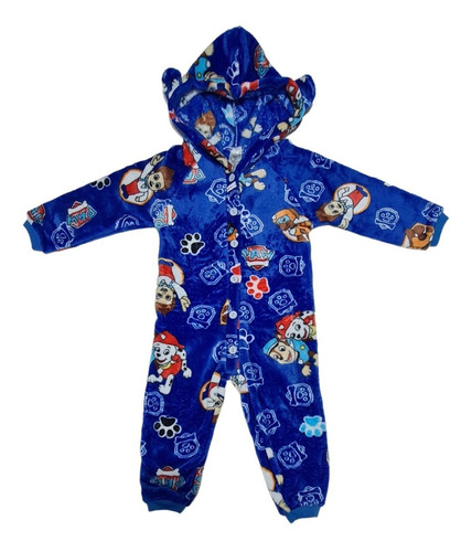 Pijama Infantil Inverno Macacão Fleece Soft  Menino 1a3 Anos