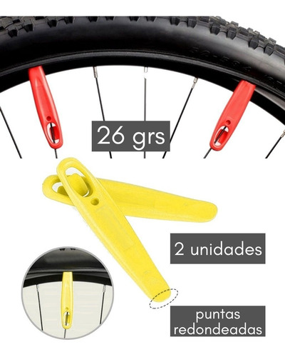 Palancas Saca Cubiertas Reforzadas Mas Parches Autoadhesivos