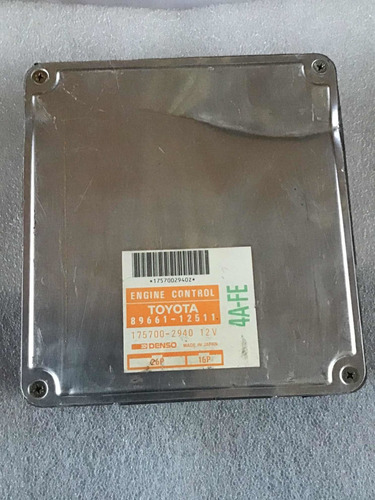 Computadora Ecu Pcm Ecm Motor 91-92 Corolla 89661 12511 (Usado)