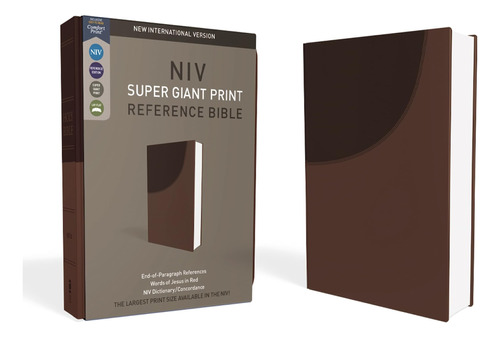 Nvi, Biblia Referencia Con Letra Supergigante, Leathersoft,