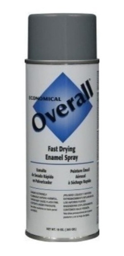 Pintura Aerosol Usa Rust Oleum Overall Secado Rapido Color Gris