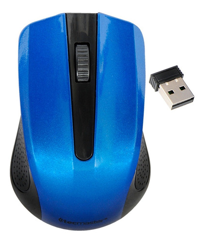 Mouse Tecmaster Inalambrico Tm-100514 Azul