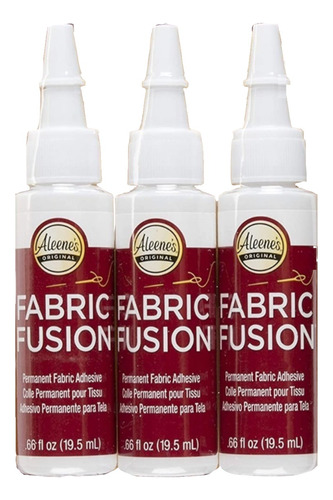 Pegamento Adhesivo Para Telas Aleene's Fabric Fusion  3 Pack