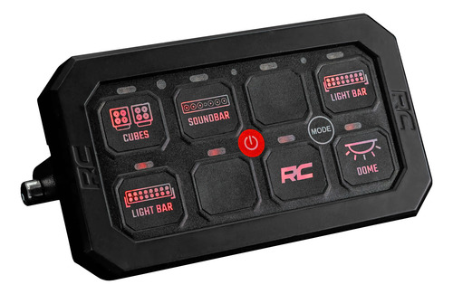 Panel Switch Botonera Led Rgb Estrobo Multifuncion Universal
