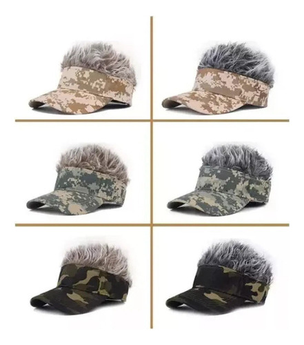 Gorra De Béisbol Ajustable, Peluca, Gorra De Golf