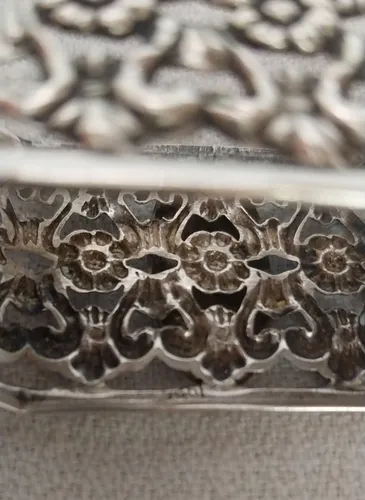Antiguos Servilleteros De Plata 925 X 2 Bellísimos (Usado)