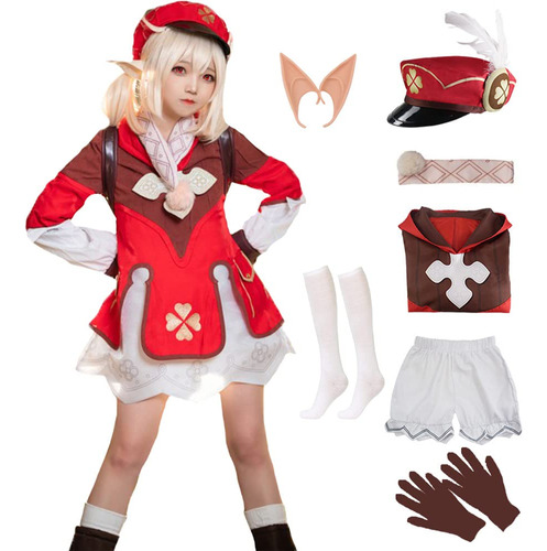 Uniforme De Cosplay Biutey Klee Vestido Todos Los Personajes