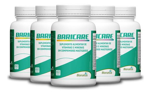 5x Baricare Bionatus Vitamina Bariatrica 60caps
