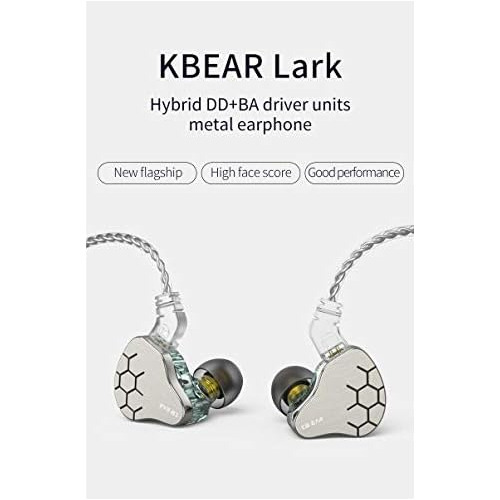 Kbear Lark 1ba+1dd Monitor De Oído, Auriculares De Baj...