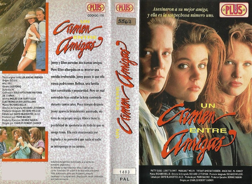 Un Crimen Entre Amigas Vhs Tiffani Thiessen Margaret Welsh