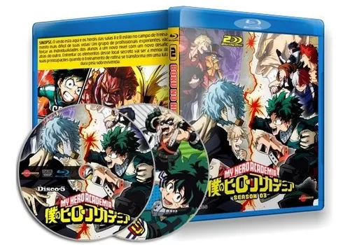 Boku No Hero Academia - Temporadas 1,2,3 E 4 + Filme Blu-ray