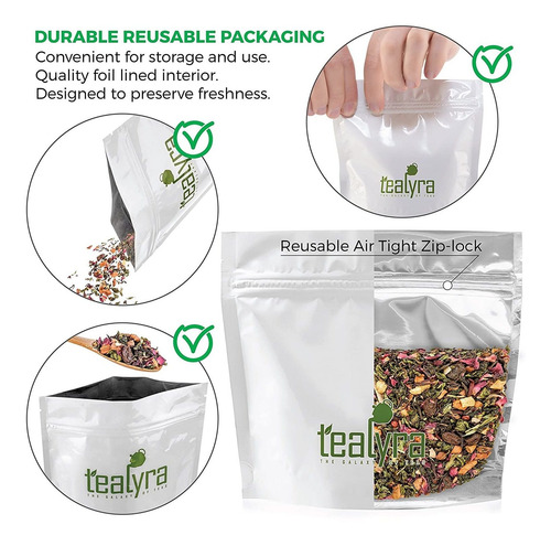 Tealyra - Berry Rose Slenderize - Pu Erh 5 Año De Edad Como