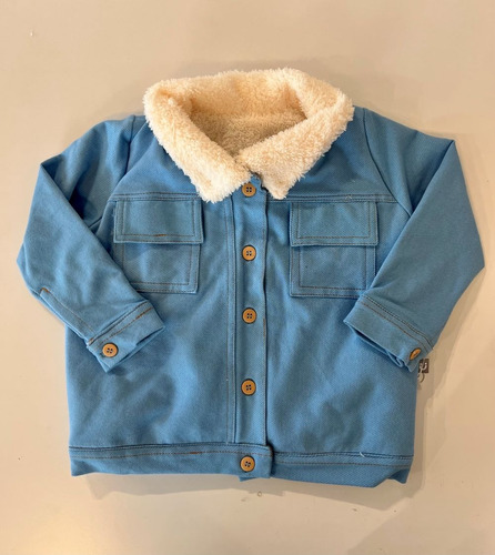 Campera Chaqueta Corderito Invierno Manga Larga Abrigo Bebes