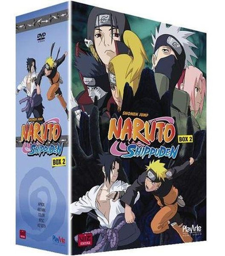 Dvd Naruto Shippuden - 1 Temporada - Box 2 (5 Dvds)