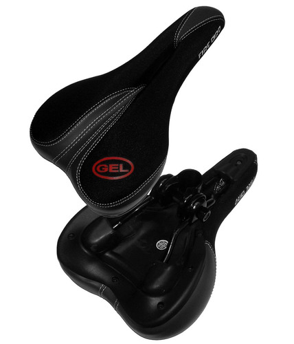 Imagen 2 de 4 de Asiento Mountain Bike De Gel Prostatico Todo Terreno Confort
