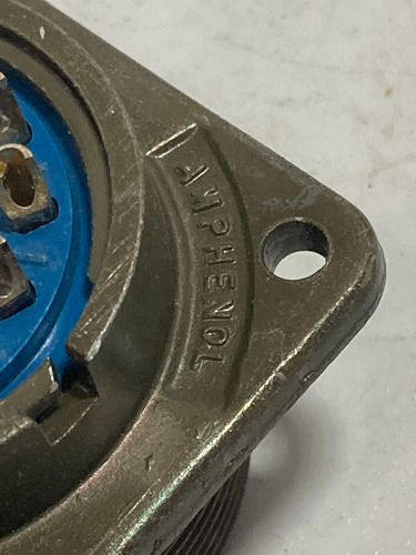 Amphenol Ms3102a24-19p Circular Receptacle 12 Pin Solder Bbd
