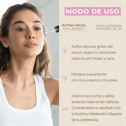 Imagen 5 de 6 de Serum Facial 50ml 10% Niacinamida Y Colageno Hidrolizado Tipo De Piel Todo Tipo De Piel