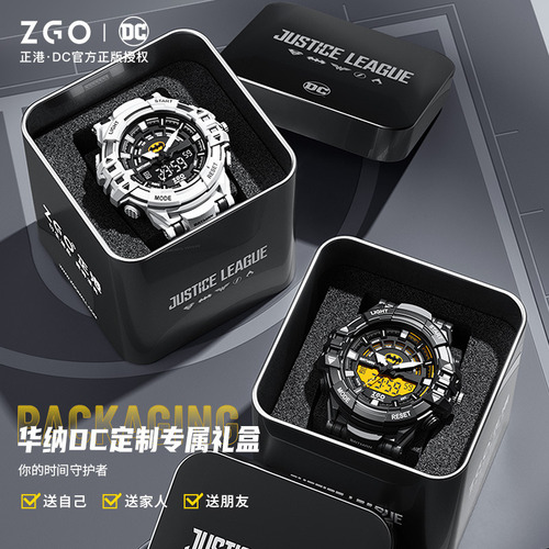 Reloj Zgo Warner Dc Superman Deportivo Para Estudiantes, Imp