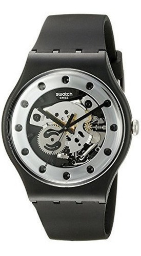 Swatch Unisex Suoz147 Silver Glam Pantalla Analogica Reloj D