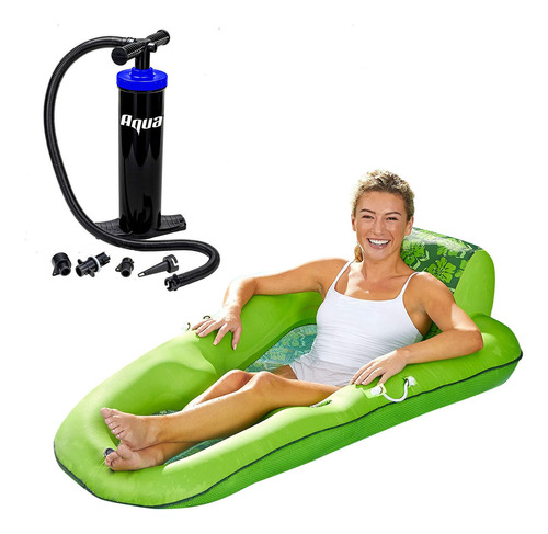 Flotador Inflable Aqua Leisure Sillón Reclinable De Lujo