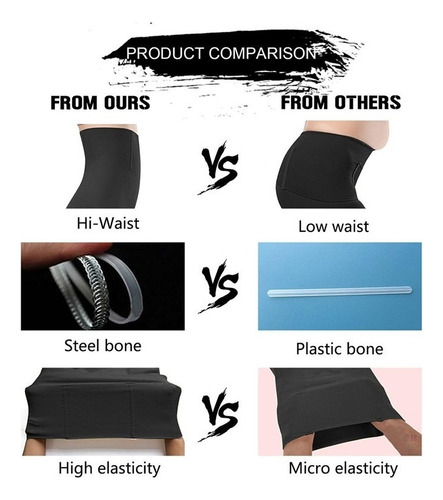 Tanga Wyf Shapewear Con Control De Cintura Alta Para Mujer