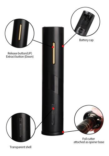 Abridor De Vino Eléctrico - Abridor De Botellas De Vino A...