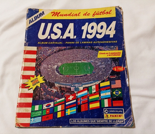 Album Panini Mundial Futbol Usa 94 Faltan Laminas