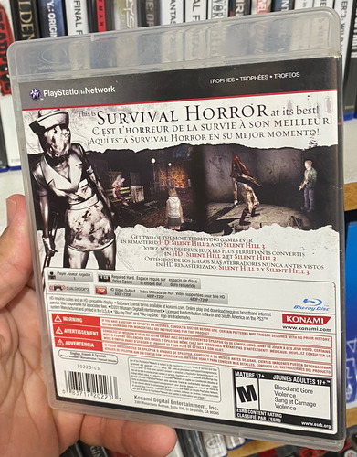 Silent Hill Hd Collection C/manual, Disco Sem Risco Ps3 Fis! (Usado)